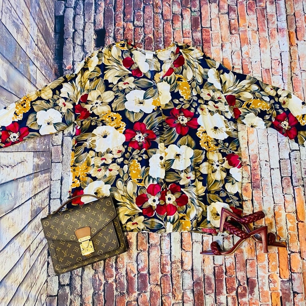 Retro Floral Top